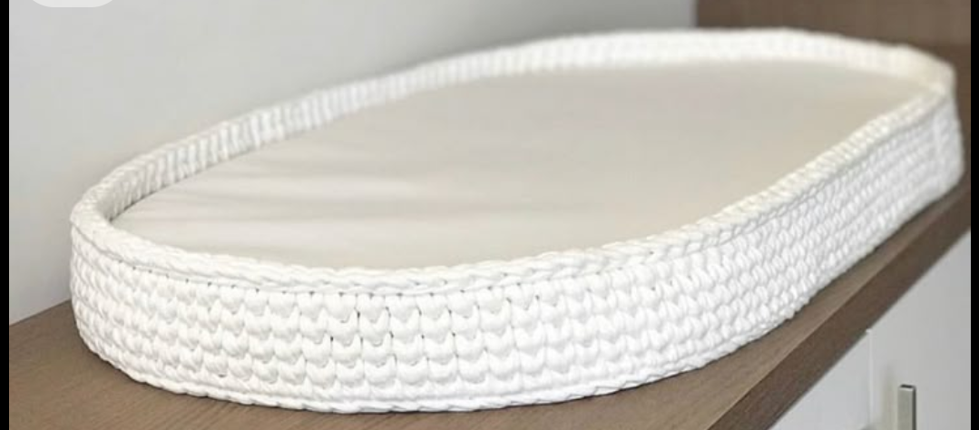 Trocador de bebe de fio de malha