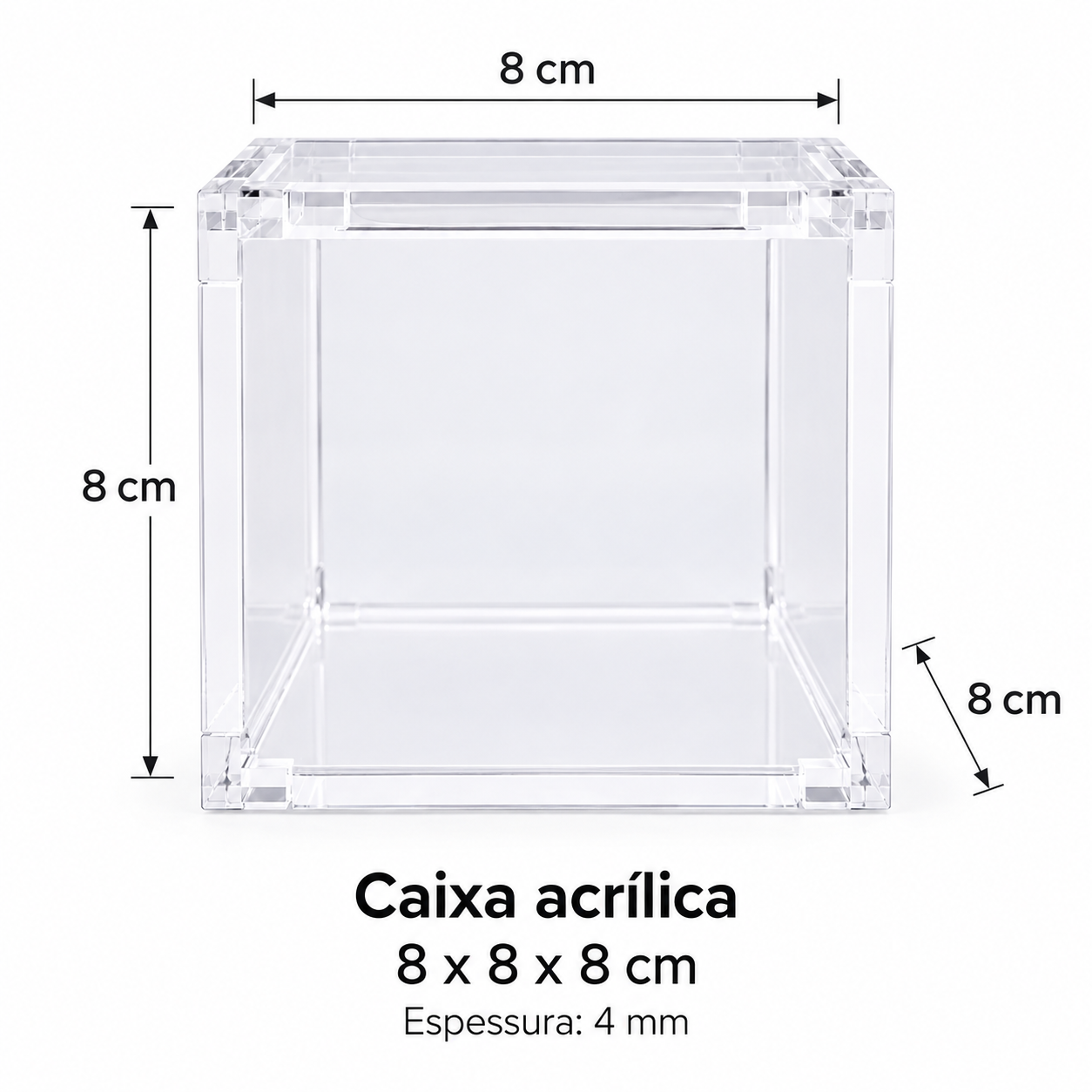 Kit Pera Decorativa em Ônix Paquistanês com Caixa Acrílica 8x8x8 cm
